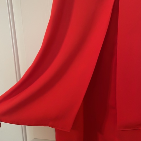 Orange summer party dress - Picture 3 of 6